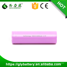 Los precios de Wholese baterías recargables3.7 v 2600 mah ion de litio ion 18650